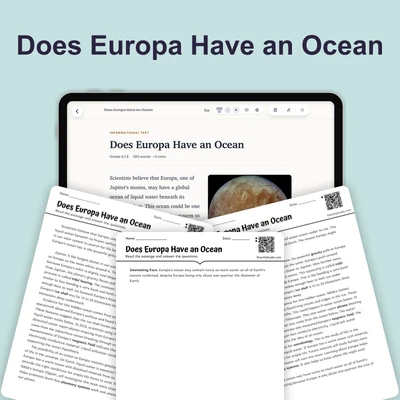 Does Europa Have an Ocean - reading educational content