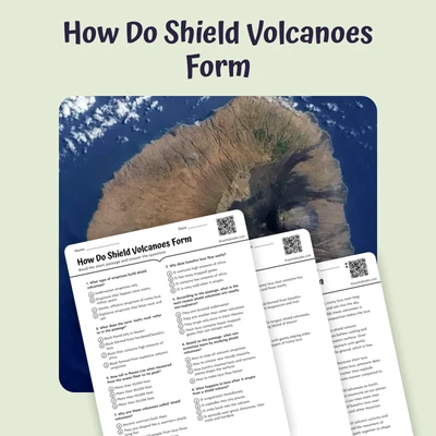 How Do Shield Volcanoes Form - reading educational content