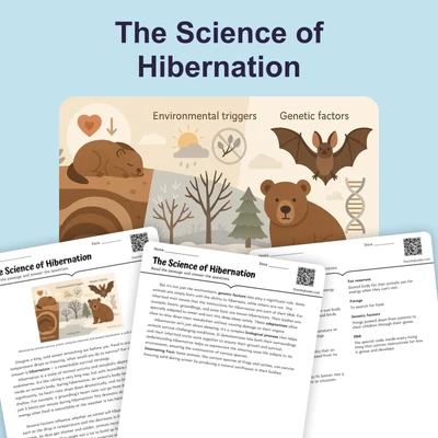 The Science of Hibernation - reading educational content