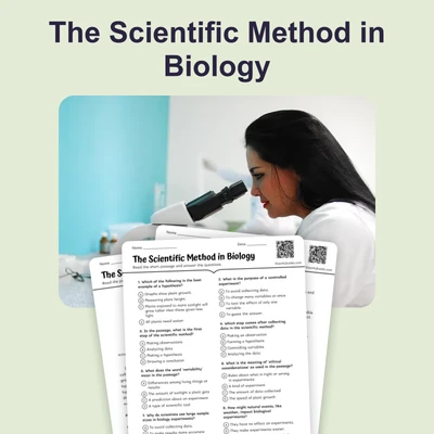 The Scientific Method in Biology - reading educational content