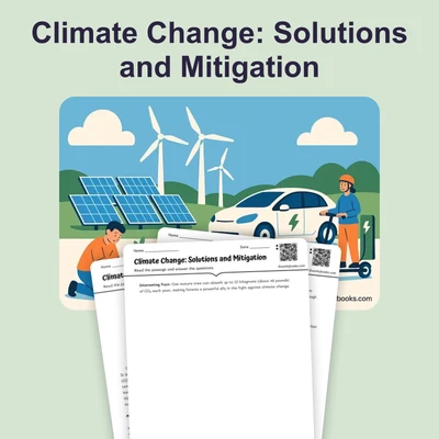 Climate Change: Solutions and Mitigation - reading educational content