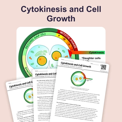 Cytokinesis and Cell Growth - reading educational content