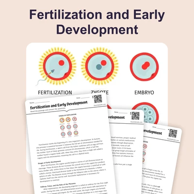 Fertilization and Early Development - reading educational content