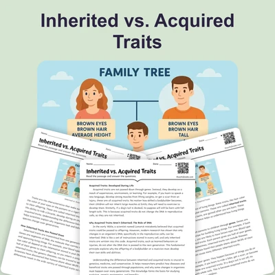 Inherited vs. Acquired Traits - reading educational content