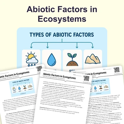 Abiotic Factors in Ecosystems - reading educational content