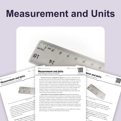 Measurement and Units - reading educational content