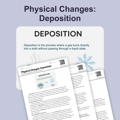 Physical Changes: Deposition - reading educational content