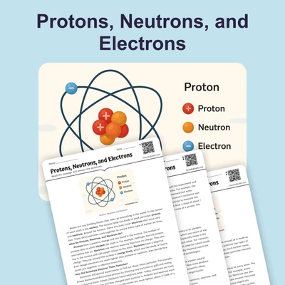 Protons, Neutrons, and Electrons - reading educational content