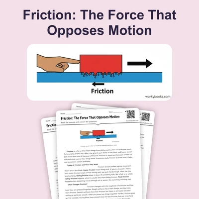 Friction - reading educational content