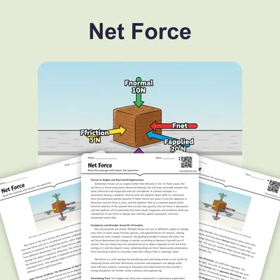 Net Force - reading educational content
