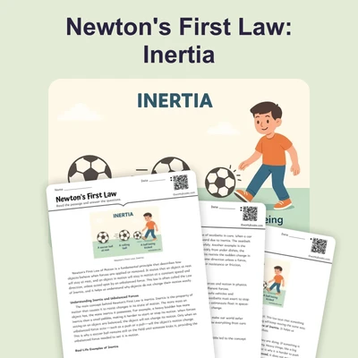 Newton's First Law - reading educational content
