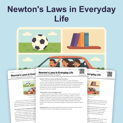 Newton's Laws in Everyday Life - reading educational content
