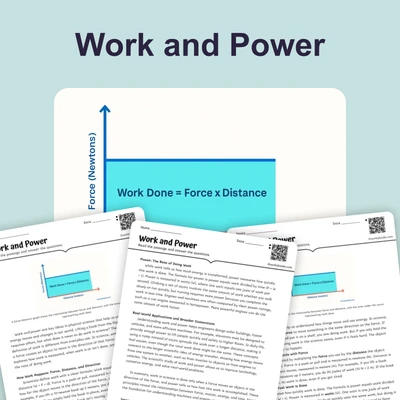 Work and Power - reading educational content