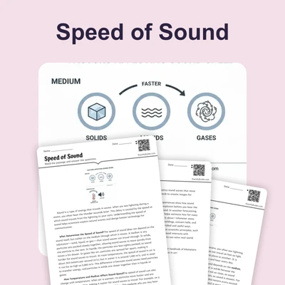 Speed of Sound - reading educational content