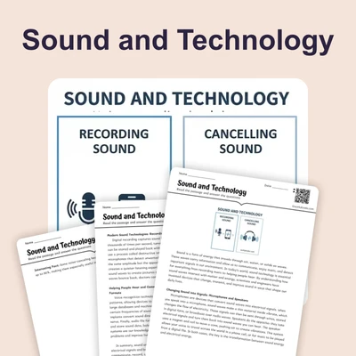 Sound and Technology - reading educational content