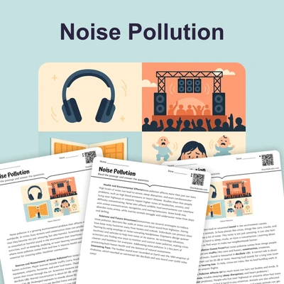 Noise Pollution - reading educational content