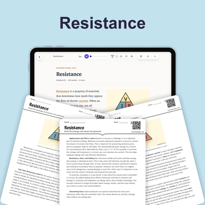 Resistance - reading educational content