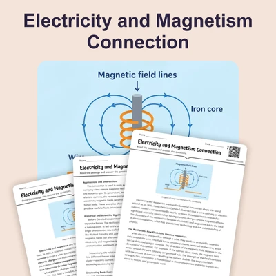 Electricity and Magnetism Connection - reading educational content