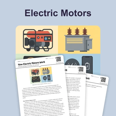 Electric Motor - reading educational content