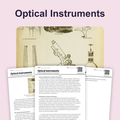 Optical Instruments - reading educational content