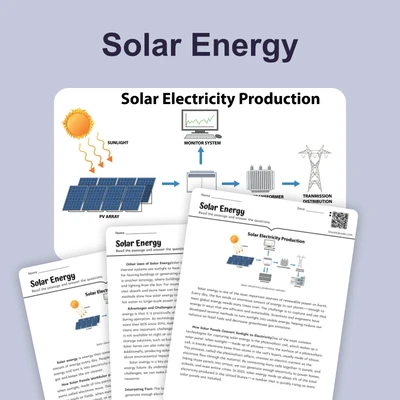Solar Energy - reading educational content