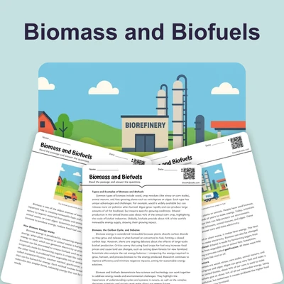 Biomass and Biofuels - reading educational content