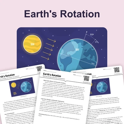 Earth's Rotation - reading educational content