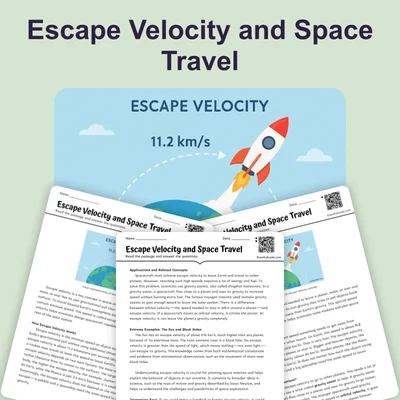 Escape Velocity and Space Travel - reading educational content