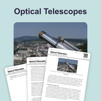 Optical Telescopes - reading educational content