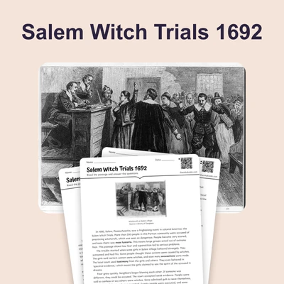 Salem Witch Trials 1692: Causes and Consequences - reading educational content