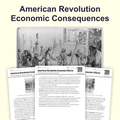 American Revolution Economic Effects - reading educational content