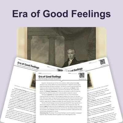 Era of Good Feelings - reading educational content