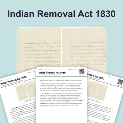 Indian Removal Act 1830: Andrew Jackson Policy - reading educational content