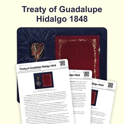 Treaty of Guadalupe Hidalgo 1848 - reading educational content