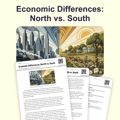 Economic Differences: North vs. South - reading educational content