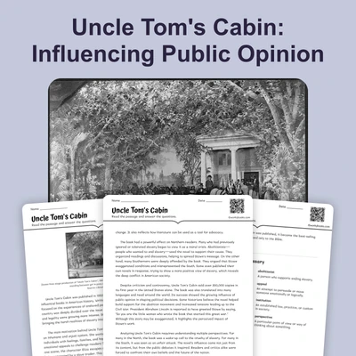 Uncle Tom's Cabin - reading educational content