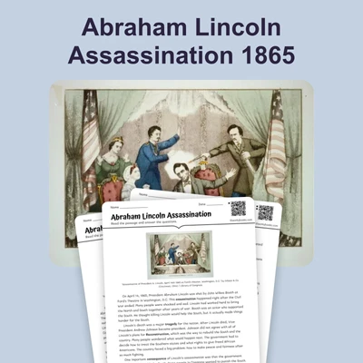 Abraham Lincoln Assassination - reading educational content