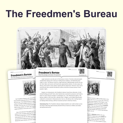 Freedmen's Bureau - reading educational content