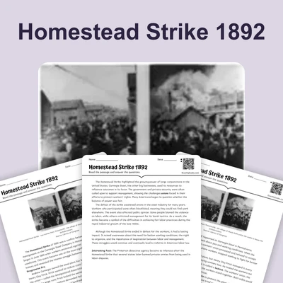 Homestead Strike 1892: Carnegie Steel Labor Conflict - reading educational content