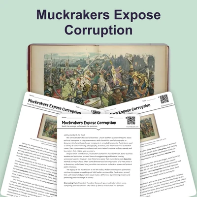 Muckrakers Expose Corruption - reading educational content