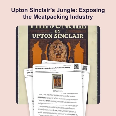 Upton Sinclair's Jungle - reading educational content
