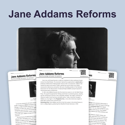 Jane Addams Reforms - reading educational content