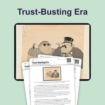 Trust-Busting: Breaking Up Business Monopolies - reading educational content