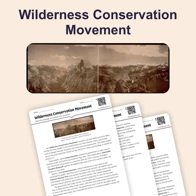 Wilderness Conservation Movement - reading educational content