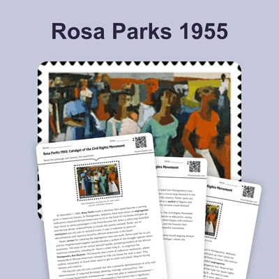 Rosa Parks 1955 - reading educational content