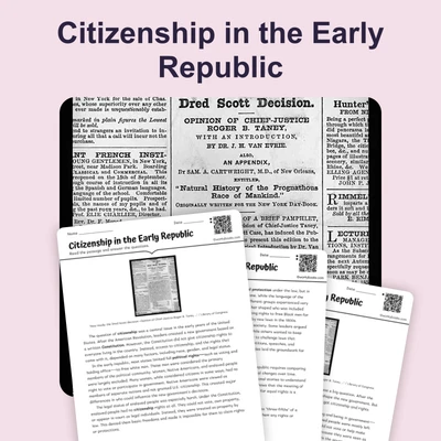 Enslaved People Had No Citizenship Rights - reading educational content