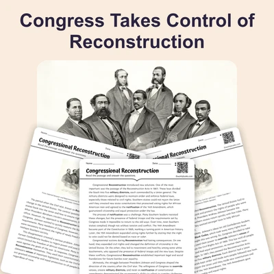 Congressional Reconstruction - reading educational content