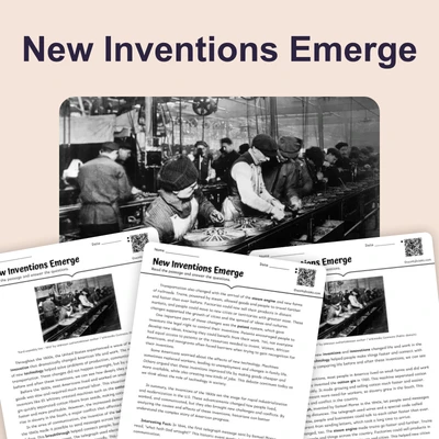 New Inventions Emerge - reading educational content