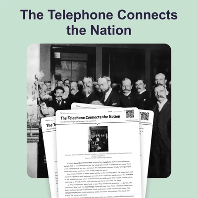 The Telephone Connects the Nation - reading educational content
