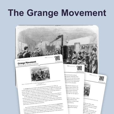 The Grange Movement - reading educational content